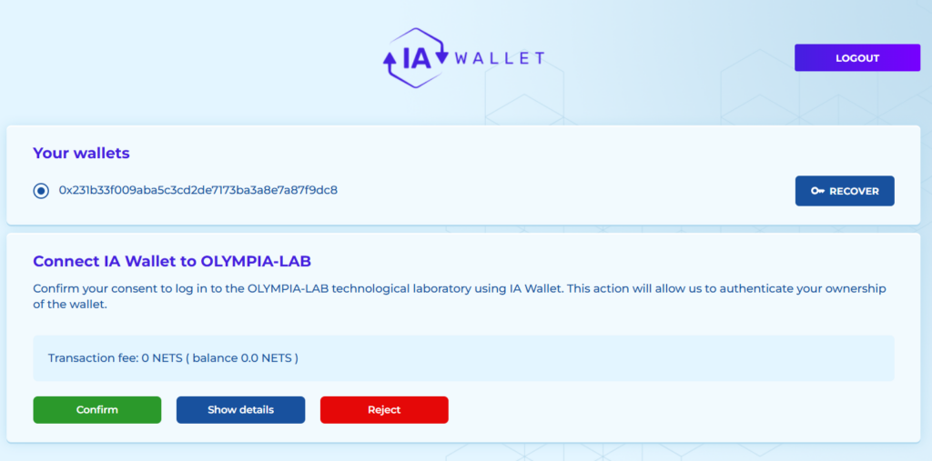 IA wallet