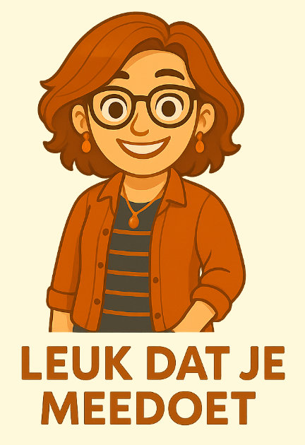 Leuk dat je meedoet