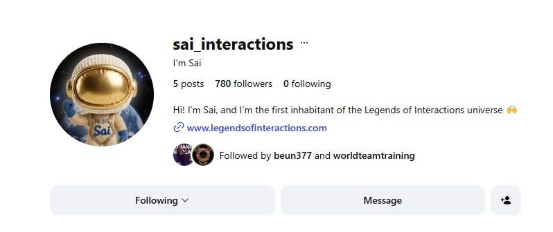Sai op Instagram